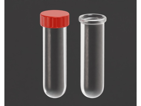 Reagenzglas 3D Modell