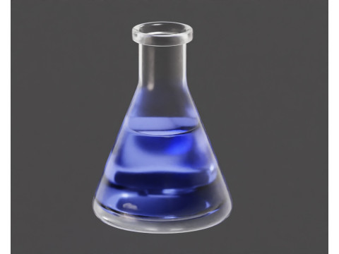 Chemiczny sł&oacute;j Model 3D