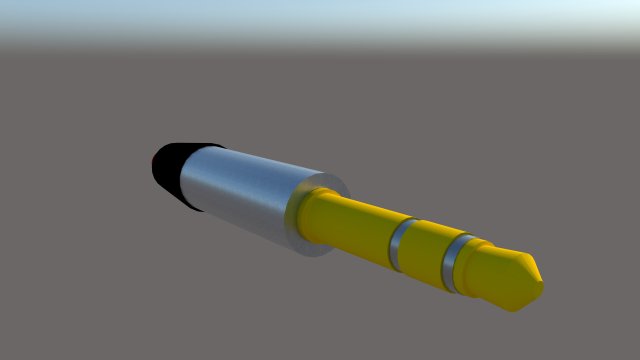 Headphone plug Modello 3D .c4d .max .obj .3ds .fbx .stl .blend 