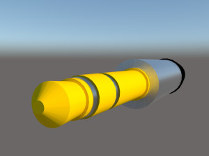 Headphone plug Modello 3D