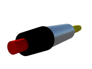 Headphone plug Modello 3D