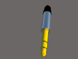 Headphone plug Modello 3D