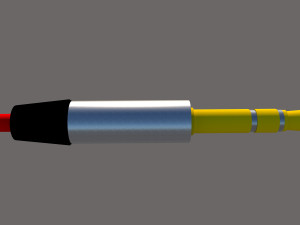 Headphone plug Modello 3D