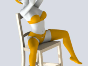 Танцююча дівчина 3D Модель