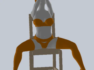 Dancing girl 3D Model