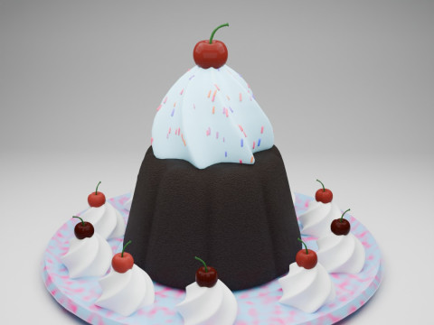 Cupcake Modello 3D