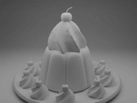 Cupcake 3D Model