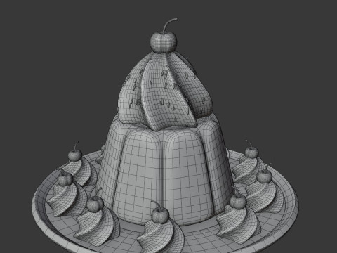 Cupcake Model 3D
