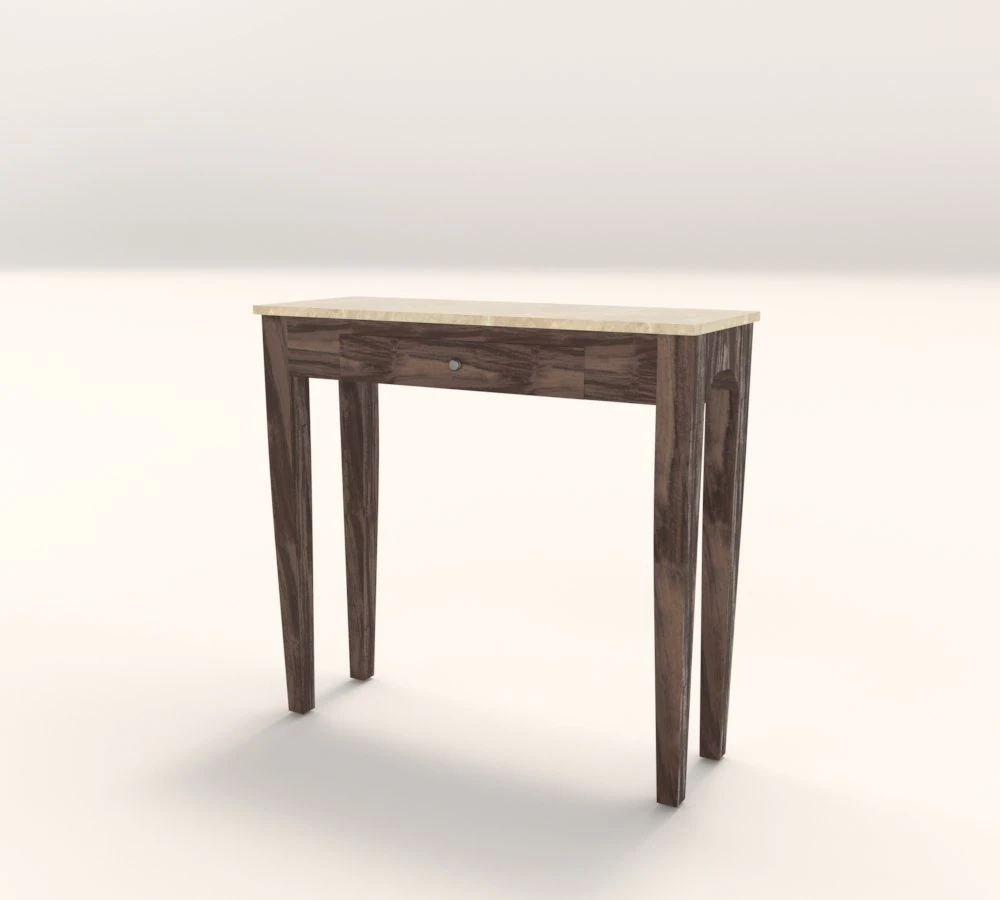 Wooden Table 3D Model .c4d .max .obj .3ds .fbx .stl .blend 