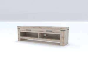 Wooden chest of drawers 3D Model