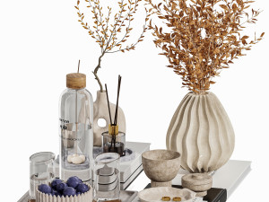 Decorative set 03 Modèle 3D