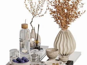 Decorative set 03 3D Model