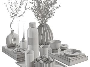 Decorative set 03 Modèle 3D