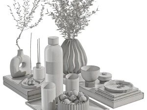 Decorative set 03 3D Model
