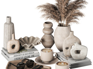 Decorative set 02 3D मॉडल
