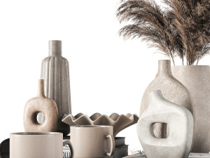 Decorative set 02 3D Model