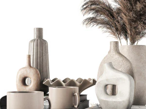 Decorative set 02 3D Model
