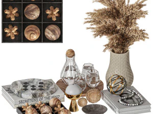 장식 세트 04 3D 모델