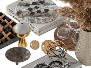 Декоративный набор 04 3D Модель