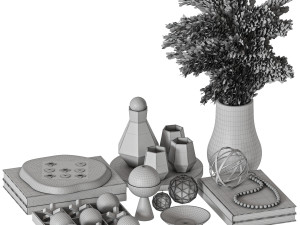 Decorative set 04 3D Модель