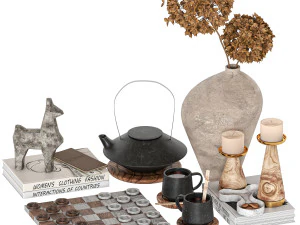 Decorative set 05 3D Model