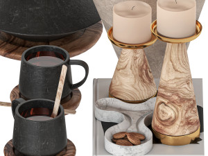 Decorative set 05 3D Model