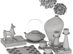 Decorative set 05 3D Model