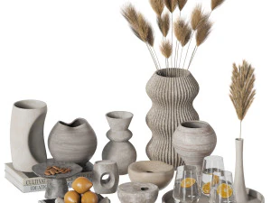 Set decorativo 06 Modello 3D