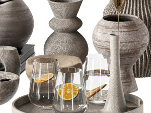 Decorative set 06 3D 모델