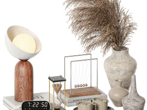 Set decorativo 07 Modello 3D