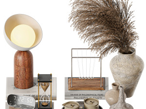 Decorative set 07 Model 3D