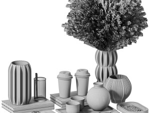 Decorative set 08 3D Model
