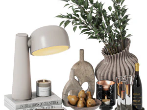 Set decorativo 09 Modello 3D