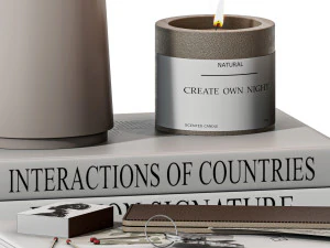 Decorative set 09 3D Model
