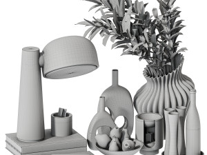Decorative set 09 3D 模型