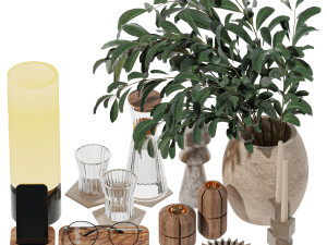 Decorative set 10 3D Модель