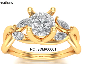 약혼 반지 3D 모델