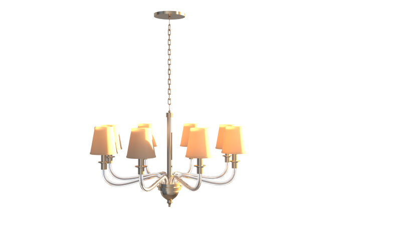 Chandelier 3D Модель .c4d .max .obj .3ds .fbx .stl .blend 