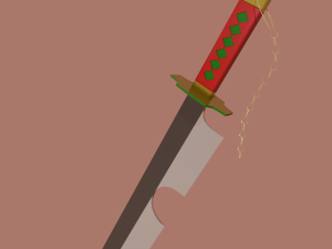 Anime Sword Modelo 3D