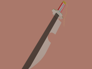Anime Sword Modelo 3D