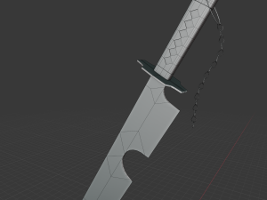 Anime Sword Modelo 3D