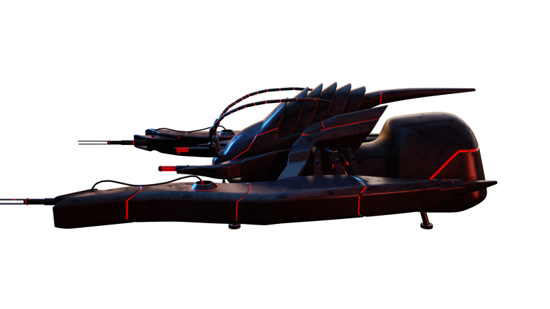 Alien Spaceship Modèle 3D .c4d .max .obj .3ds .fbx .stl .blend 