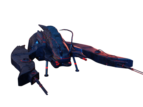 Alien Spaceship Modèle 3D