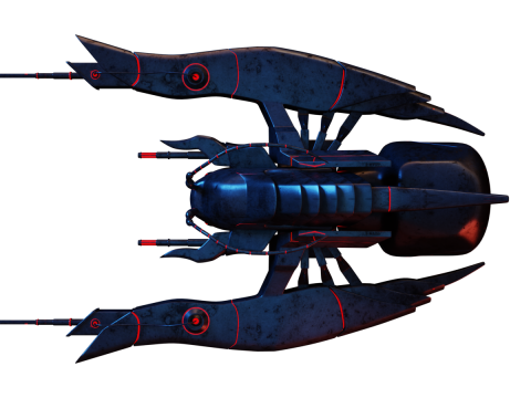 Alien Spaceship Modèle 3D