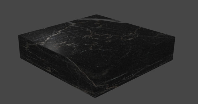 Black Marble block Modello 3D .c4d .max .obj .3ds .fbx .stl .blend 