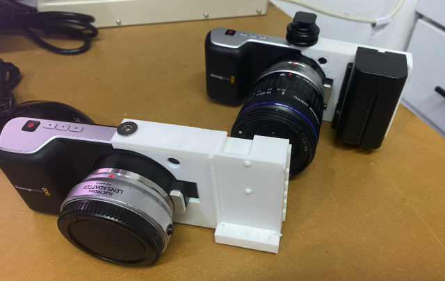 External Battery Plate for BMPCC 1080 - Blackmagic Pocket Cinema Camera Original 1080 Modèles 3D en vedette .c4d .max .obj .3ds .fbx .stl .blend 