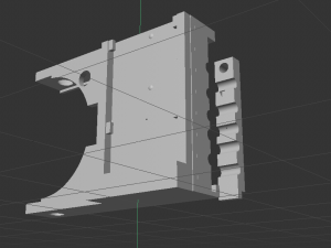 External Battery Plate for BMPCC 1080 - Blackmagic Pocket Cinema Camera Original 1080 Modèles 3D en vedette