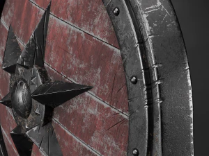 Viking Shield 3D Model
