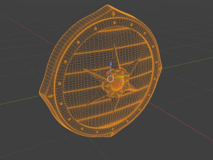 Viking Shield 3D Model