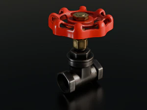 Industrial Valve 3D Model